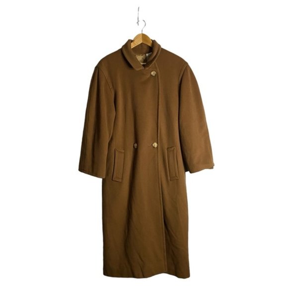 Harold Huberman Jackets & Blazers - Harold Huberman Women's Vintage Wool & Cashmere Blend Overcoat